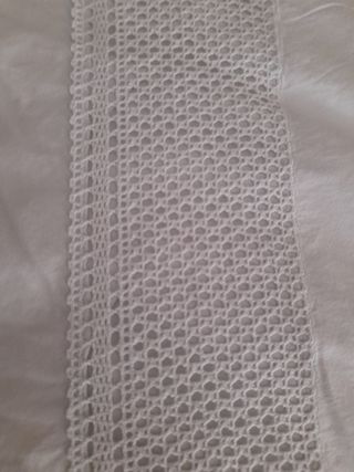 Colcha algodón crochet antiguo
