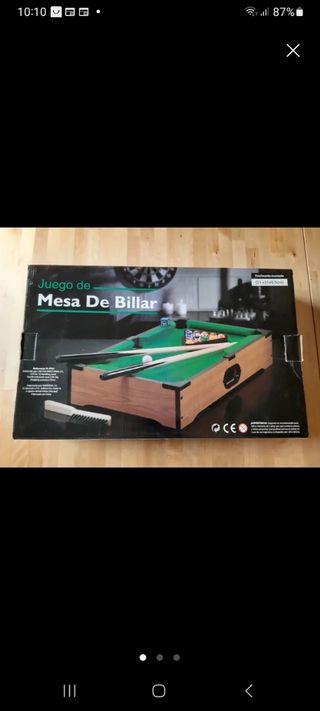 Mini billar de mesa