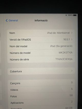 iPad 9ª generación Gris - 2021