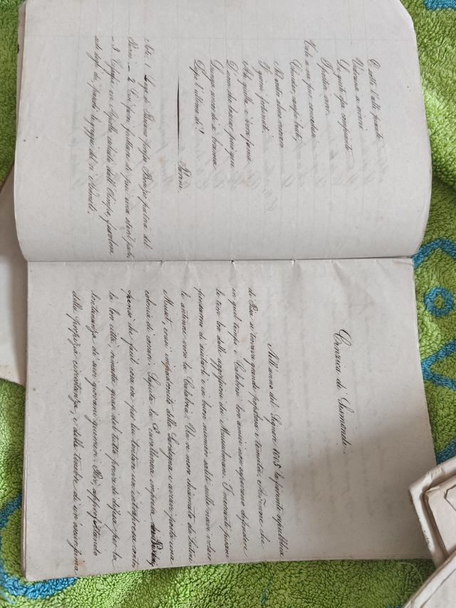 lotto 14 Manoscritti antichi