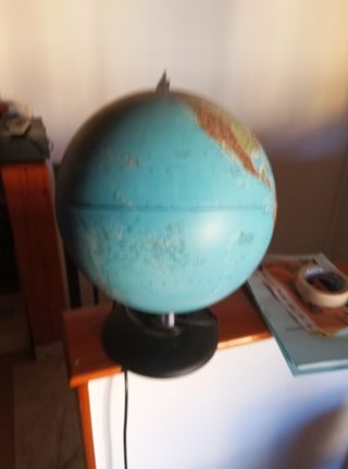 Globo terráqueo antiguo