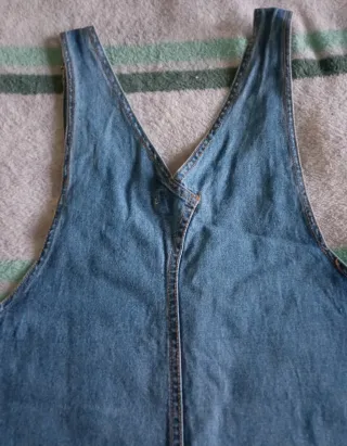 Peto vaquero azul talla S