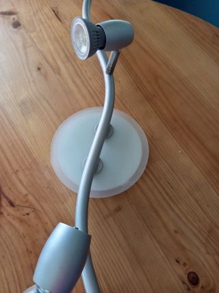 Lampara 4 focos orientables metal