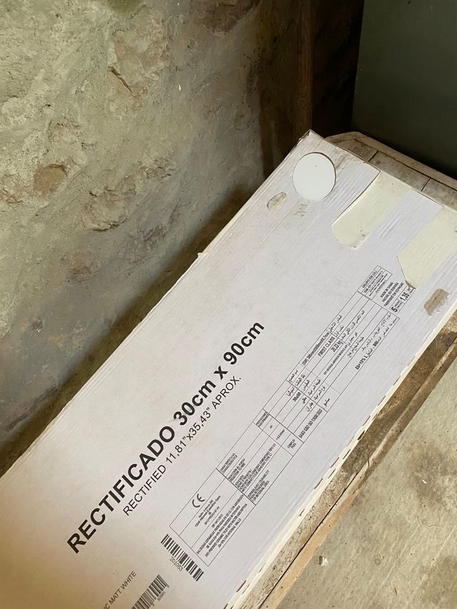 Azulejos Basic White 30x90c