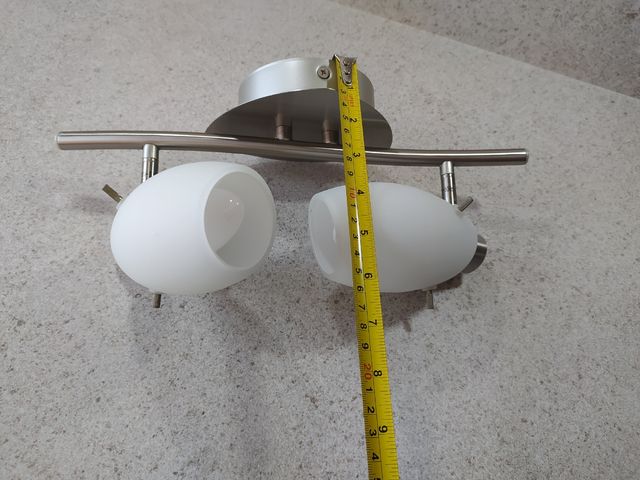 Lámpara techo 2 focos - Moderna