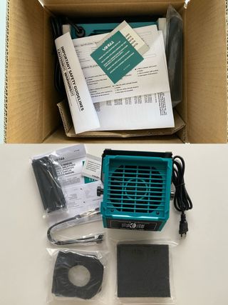 Ventilador extractor de humos soldadura 6 filtros