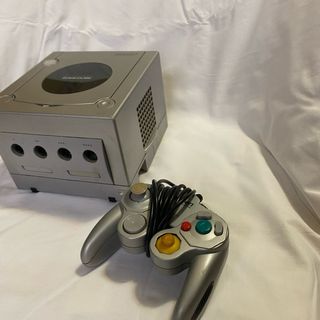 Nintendo GameCube argento + controller senza cavi