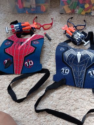 Nerf Spiderman: juego de dardos