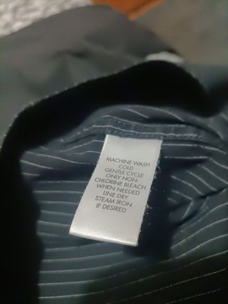 Camisa Calvin Klein negra rayas