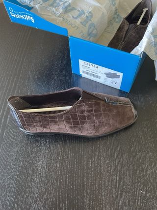 Zapatos ante marrón CONFORT