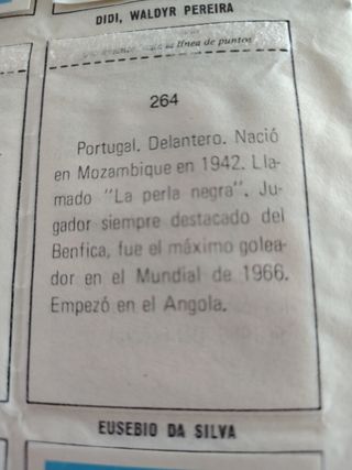 Eusebio Da Silva (1970)editorial Machado.