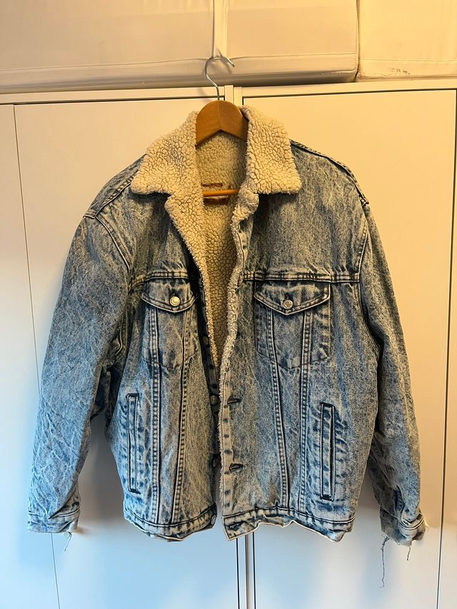 Chaqueta vaquera borreguito oversize