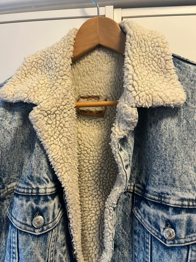 Chaqueta vaquera borreguito oversize