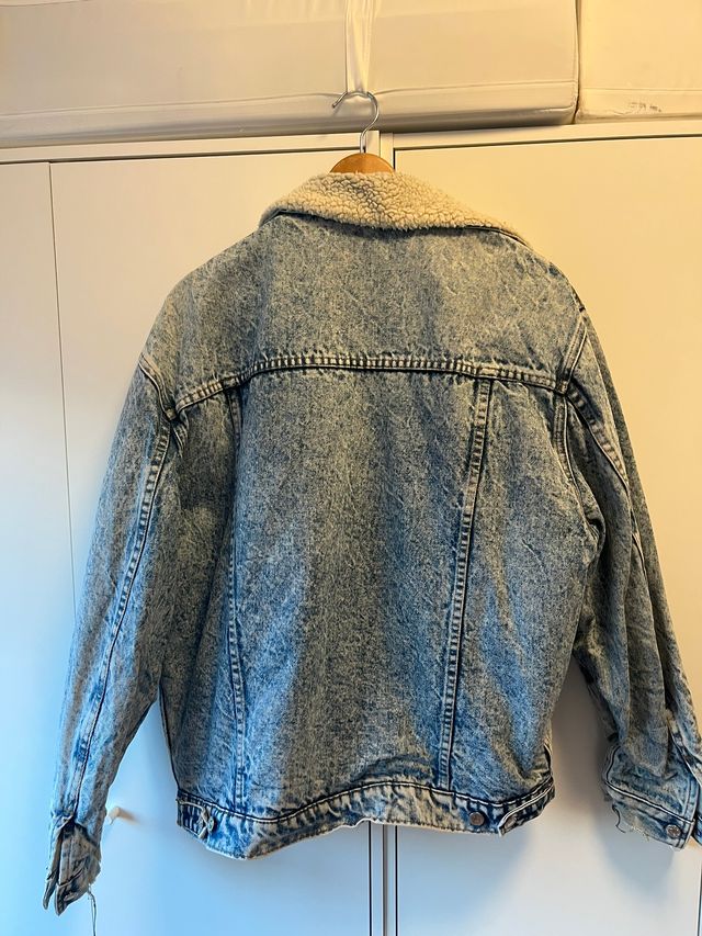 Chaqueta vaquera borreguito oversize