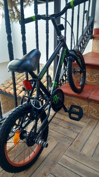 Bicicleta personalizada de monster energy 16" Niño