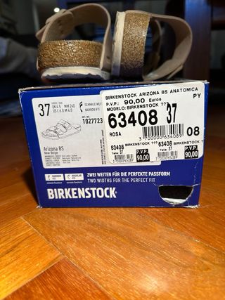 Birkenstock Arizona New Beige 37