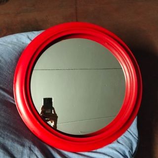 Specchio vintage rosso - Decorativo