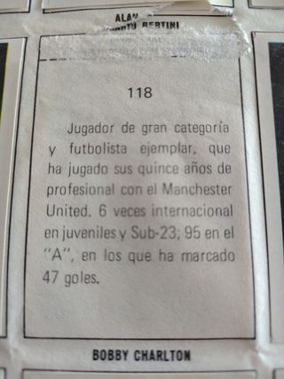 Bobby Charlton Inglaterra 70 editorial Machado 
