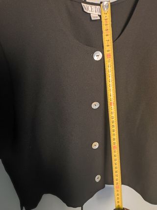 Blusa NICEDAY nera - Tg. unica