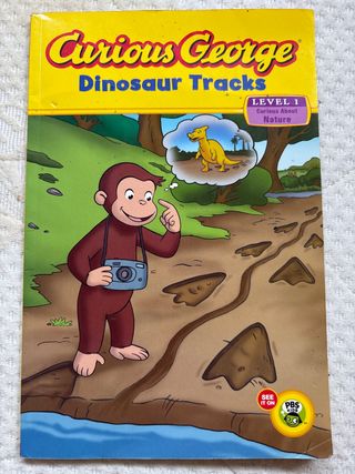 Curious George Dinosaur Tracks (CGTV Reader) (C...