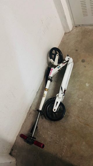 Patinete Oxelo plegable blanco