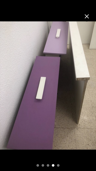 Cama nido blanca con cajones