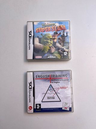 2 Juegos Nintendo DS: Shrek SuperSlam + English Tr