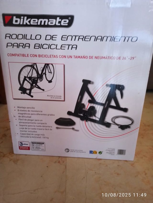 Rodillo ciclismo nuevo para entrenamiento 