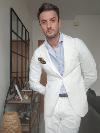 Pañuelo estampado 100% seda vintage |