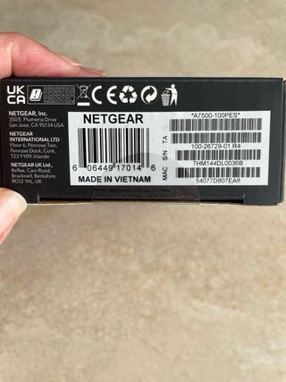 Adaptador WiFi 6 Netgear AX1800 A7500