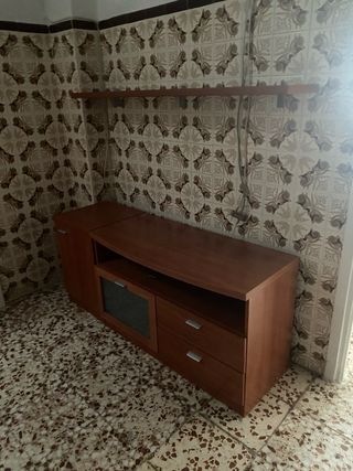 Mueble TV madera marrón