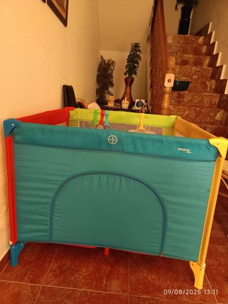 Parque infantil plegable multicolor