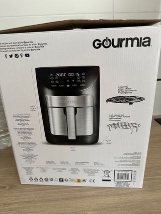 Freidora de aire Gourmia 6.7L - Nueva