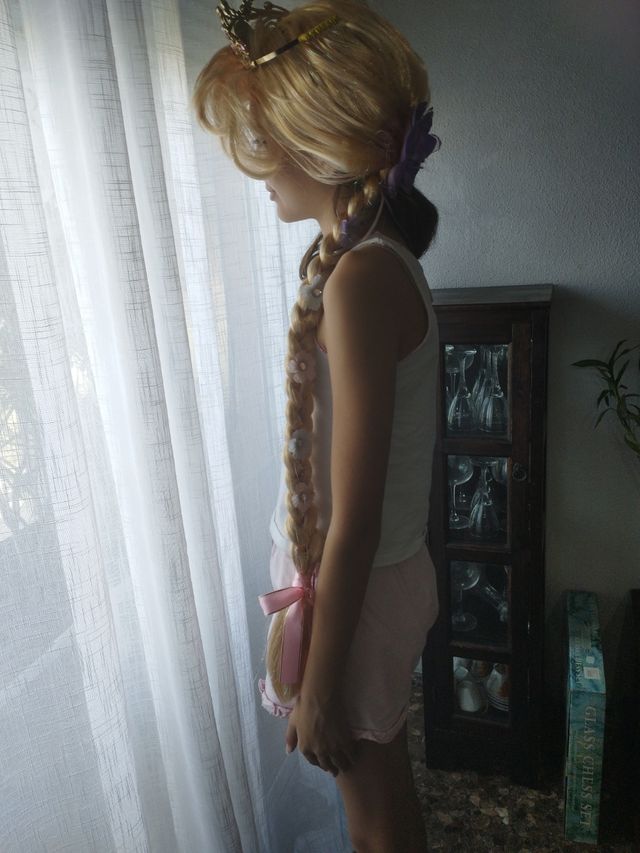 Peluca de Rapunzel de Disney