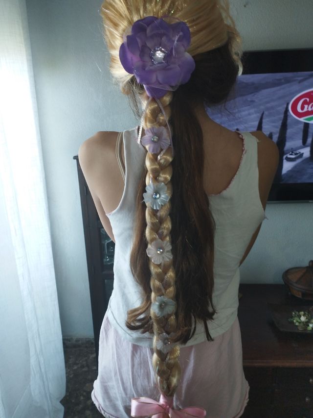 Peluca de Rapunzel de Disney