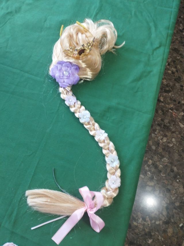 Peluca de Rapunzel de Disney