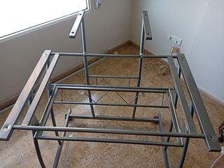 Mesa ordenador cristal negro - moderna