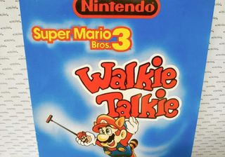 SUPER MARIO BROS 3 WALKIE TALKIE NINTENDO 1989