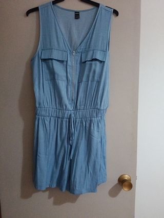 Mono corto vaquero azul