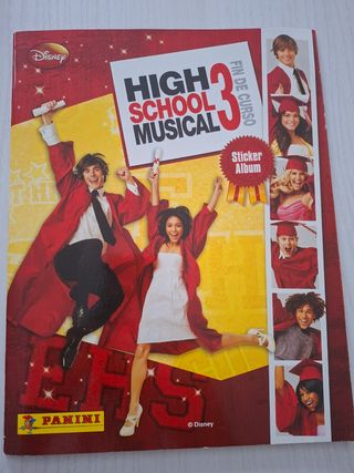 Álbum High School Musical 3 Panini 2008.