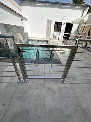 BARANDILLA PISCINA ACERO INOXIDABLE 