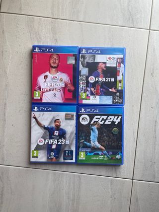 Lote FIFA 20,21,23,24 -PS4-