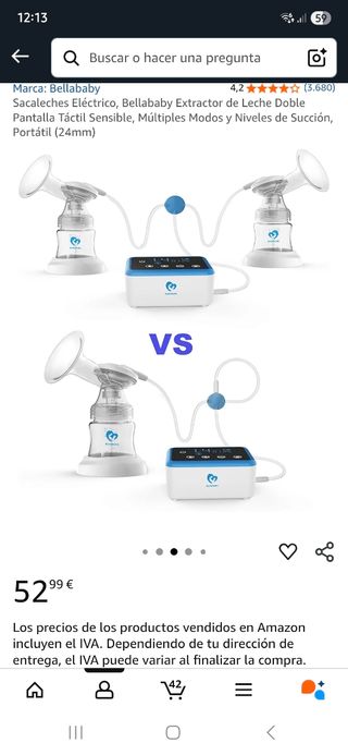 Sacaleches doble eléctrico