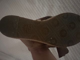 Sandalias plataforma UGG marrón