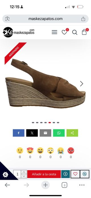 Sandalias plataforma UGG marrón