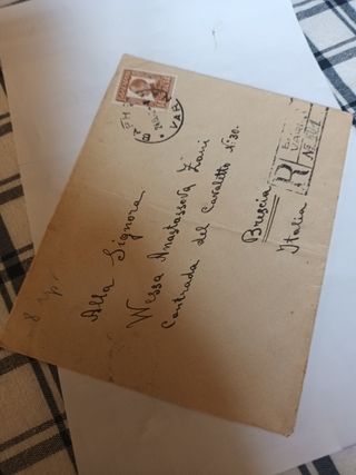 Vecchia busta postale Bulgaria