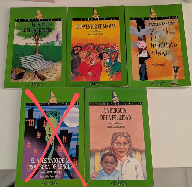 Libros infantiles. El duende verde - Ed. Anaya