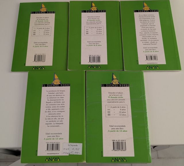 Libros infantiles. El duende verde - Ed. Anaya