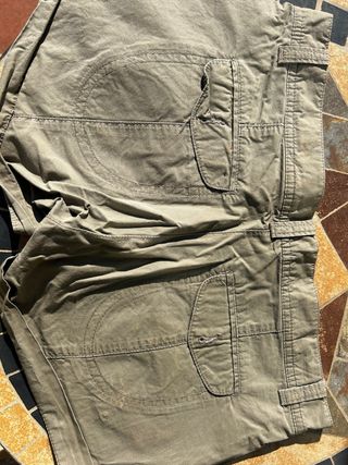 Shorts Sisley verde oliva donna