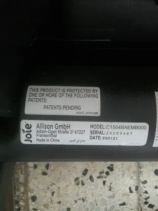 Silla coche Joie  para un niño de hasta 36 kg